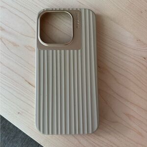 NUDIENT Bold Case MagSafe - Linen Beige iPhone 15 Pro